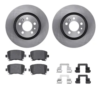 R1 Concepts WFWH1-74083 E- Line Series Brake Rotor W/ Ceramic Brake Pads & Hdw